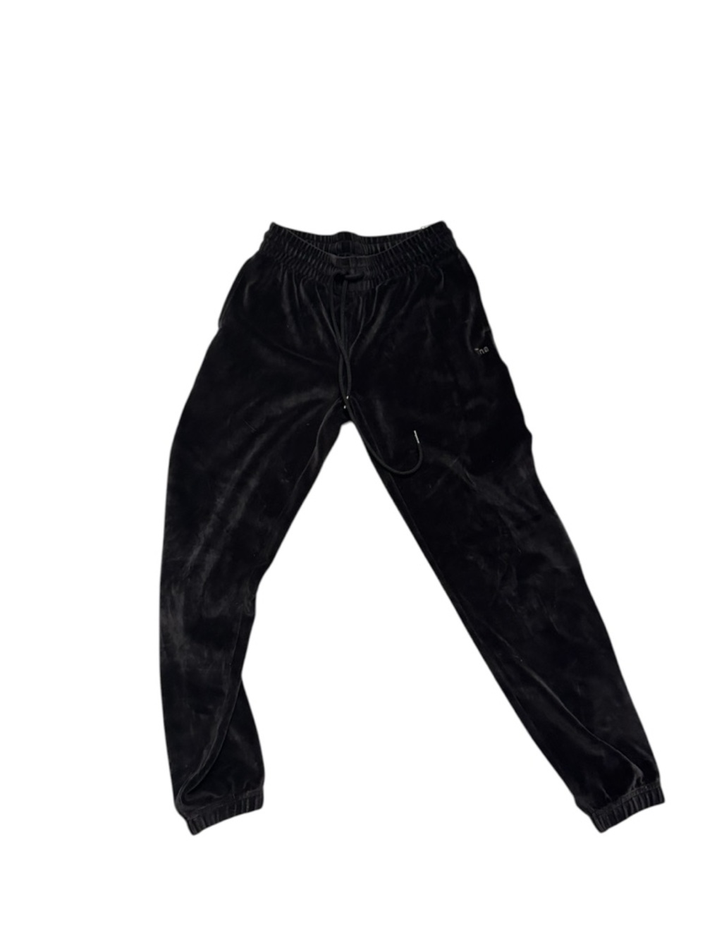 TNA Charcoal Gray Velour Joggers